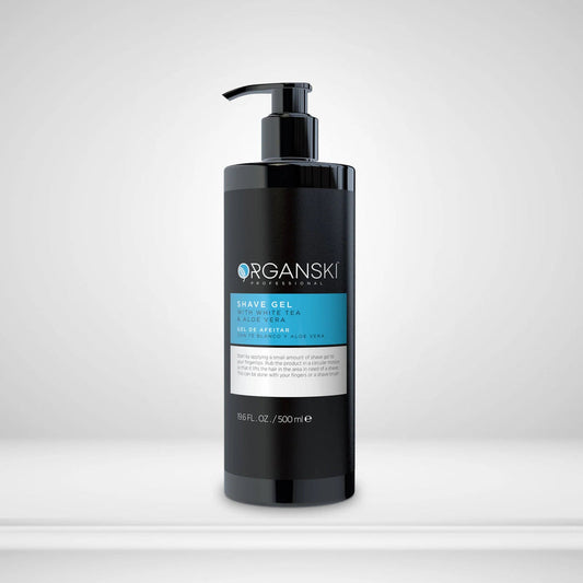 ORGANSKI TRANSPARENT SHAVING GEL – 19.6 FL OZ / 500 ML