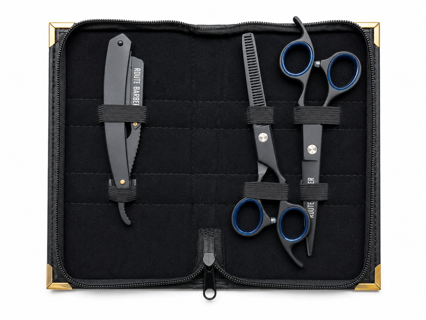 Route Barber Professional 3-Piece Shear & Razor Set