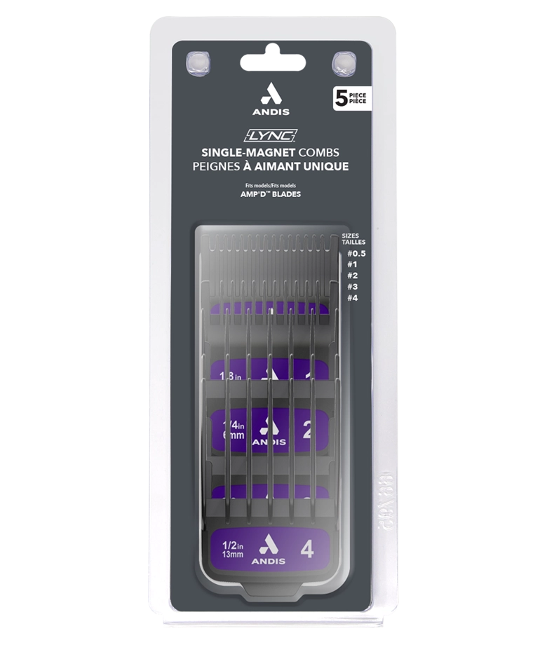Andis Lync 5-Piece Magnetic Comb Set