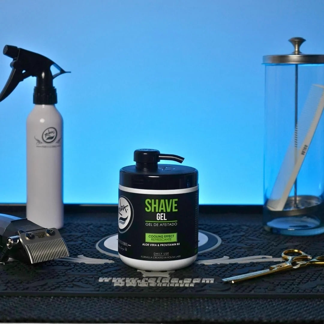 Rolda Shave Gel Cooling Effect w/ Aloe Vera & Provitamin B5 (17.63oz/500g)