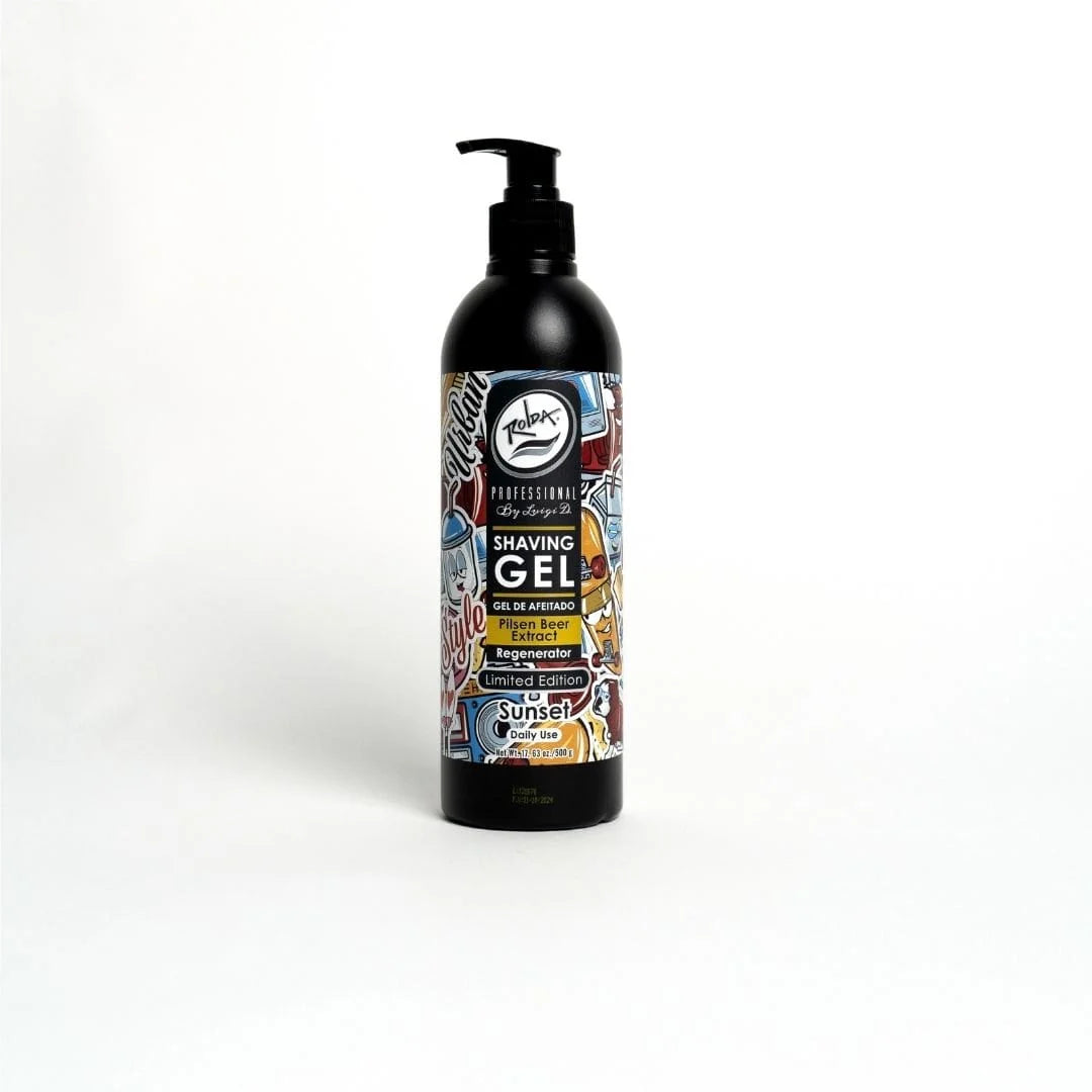 Rolda - Pilsen Beer Shaving Gel For Sensitive Skin Sunset 500G