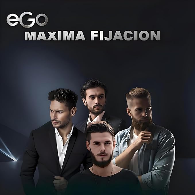 Hair GEL For MEN eGo Black (450ml) / Male Fragrance Extra STRONG