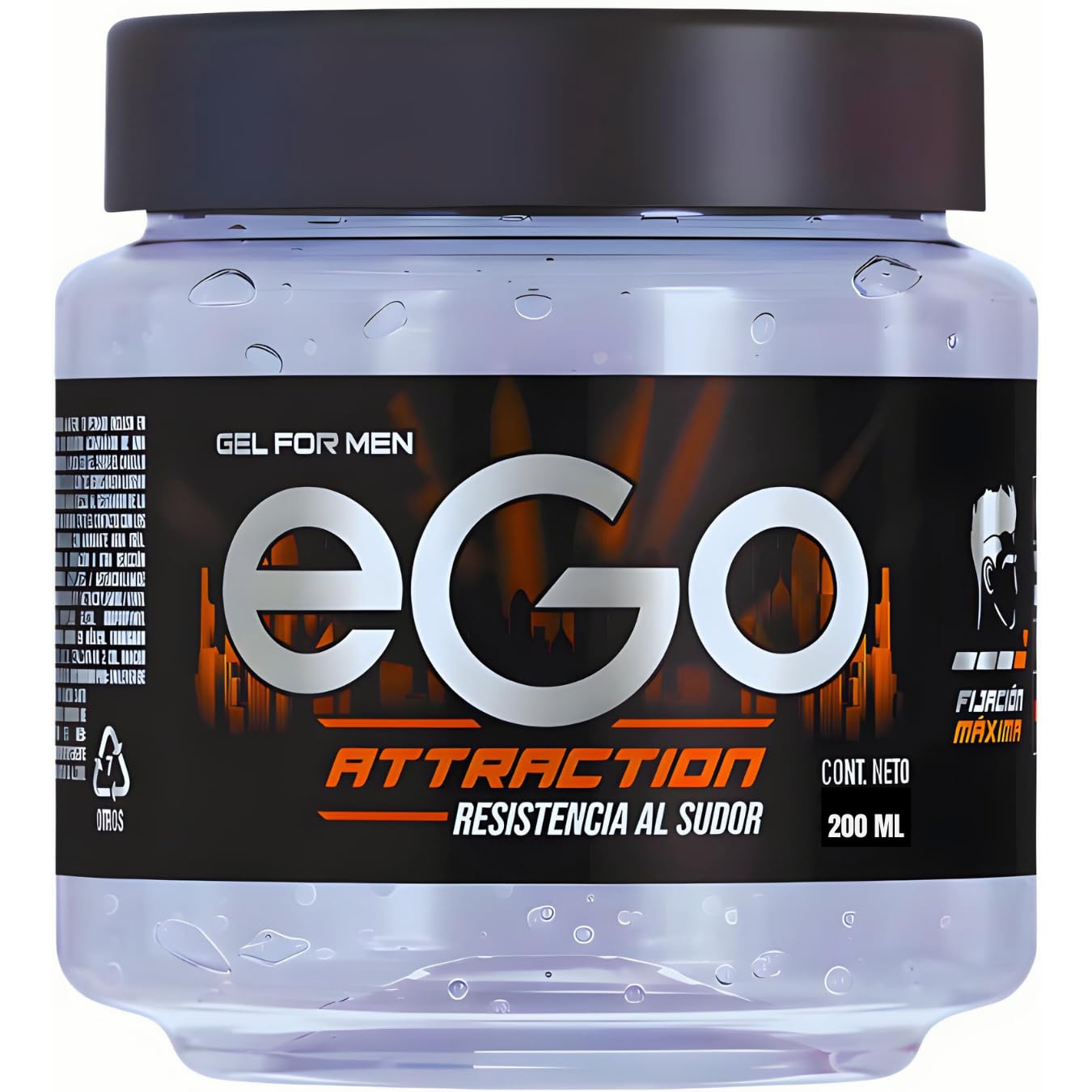 Hair GEL For MEN eGo gel attraction, exclusively made for Men with 200ML and irresistible fragrance to women's