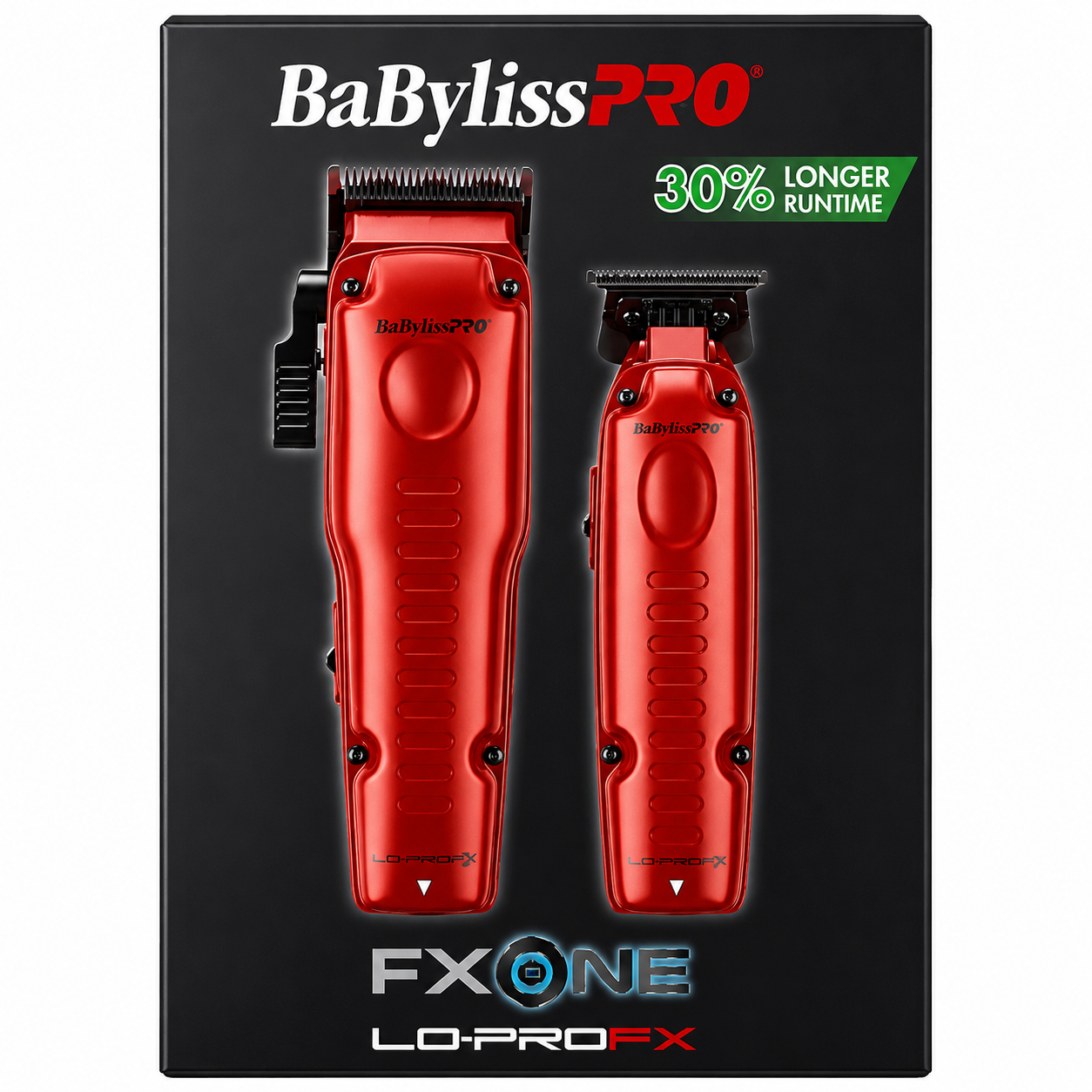 BaBylissPRO FXONE LO‑PRO Matte Red Combo