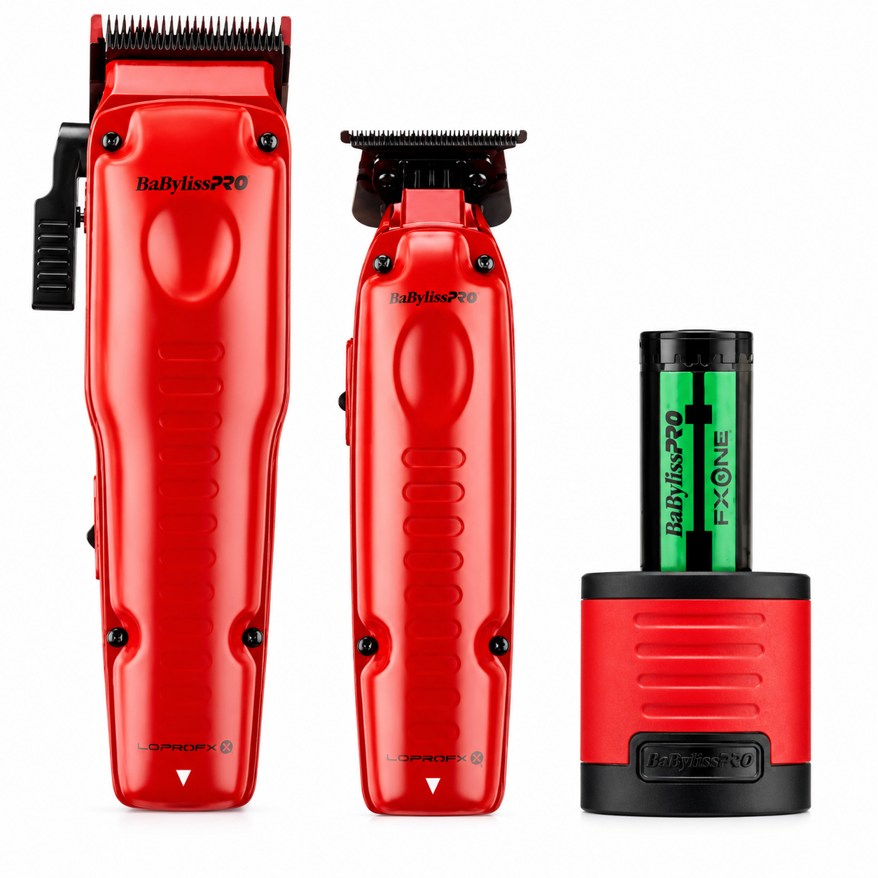 BaBylissPRO FXONE LO‑PRO Matte Red Combo