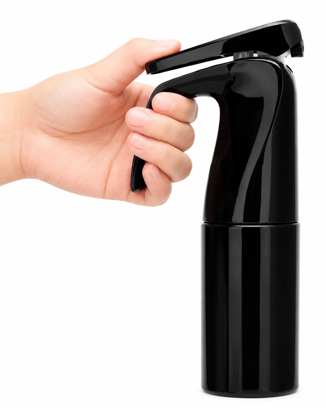 Continuous Spray Bottle for hair - 10 Oz Ultra Fine Mist Sprayer | Water Spray Bottle For Hair Mister Spray Bottle | Hair Spray Bottles For Hairstyling, Cleaning, Salons (Black)