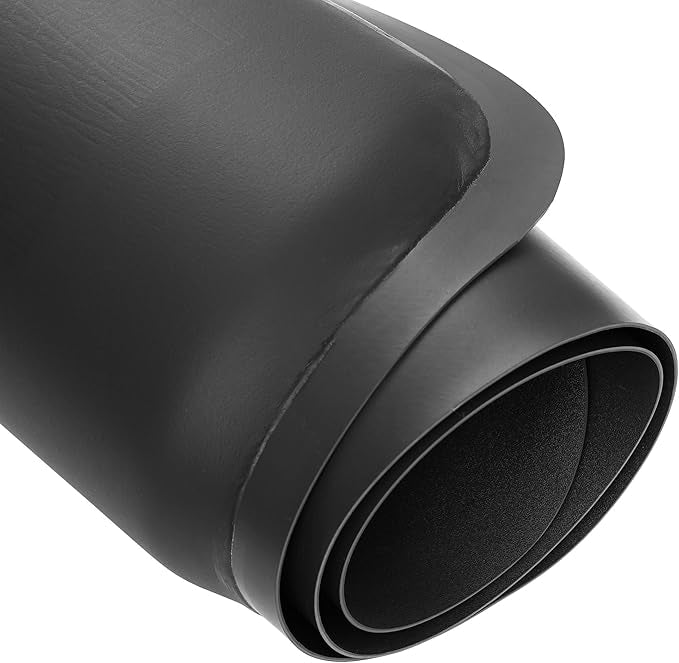 Salon & Barber Shop Chair Anti-Fatigue Floor Mat - Black Rectangle - 3 ft. x 5 ft. 7/8 in. Thick