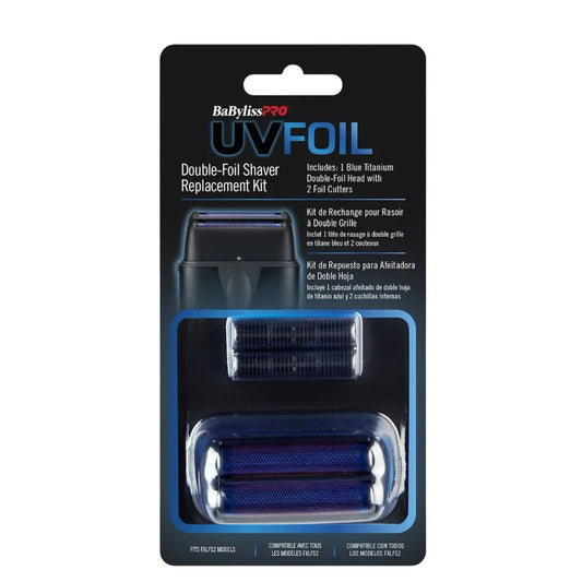 BaBylissPRO Replacement UV Double Foil Shaver Head Black