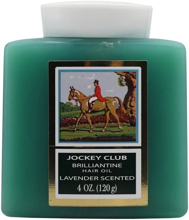 Jockey Club Solid Brilliantine Hair Styling Oil 4 Fl Oz Nourishing Shine