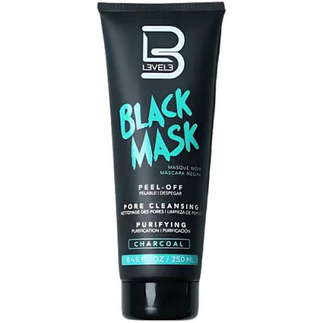 L3 Nivel 3 Charcoal Peel Off Black Mask For Deep Cleansing & Pore Refining