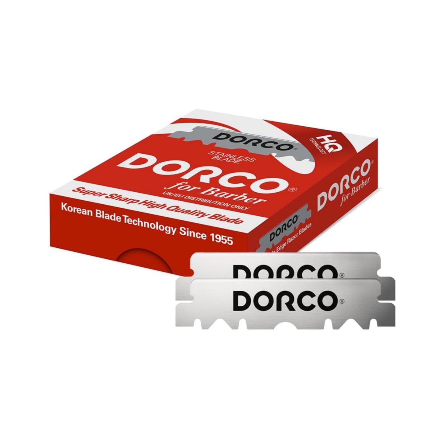 Dorco Red 1/2 Single Edge Blades 100 Count