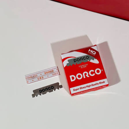 Dorco Red 1/2 Single Edge Blades 100 Count