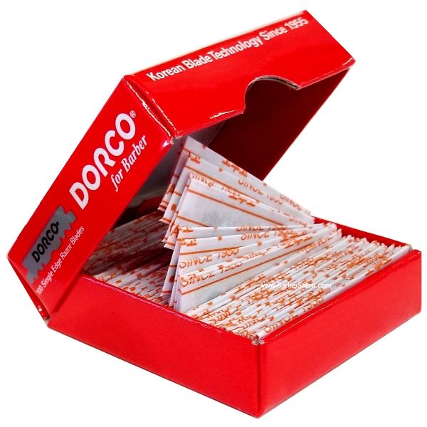Dorco Red 1/2 Single Edge Blades 100 Count