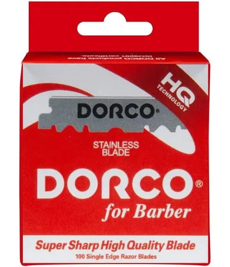 Dorco Red 1/2 Single Edge Blades 100 Count