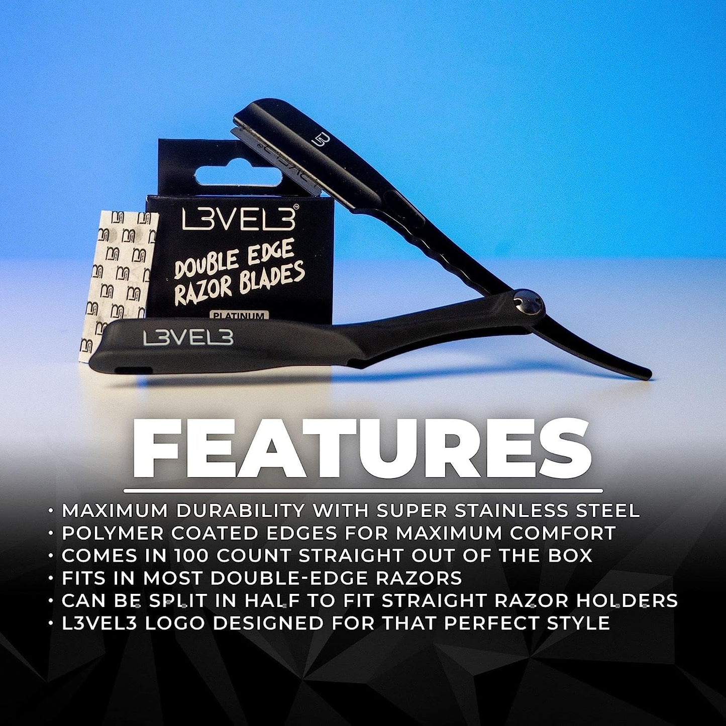 L3 Level 3-Double-Edge Razor Blades