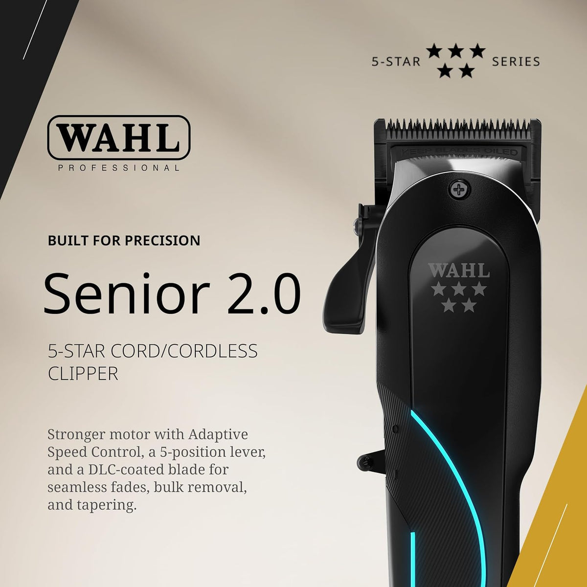 Wahl Professional 5-Star Senior 2.0 Cordless Clipper