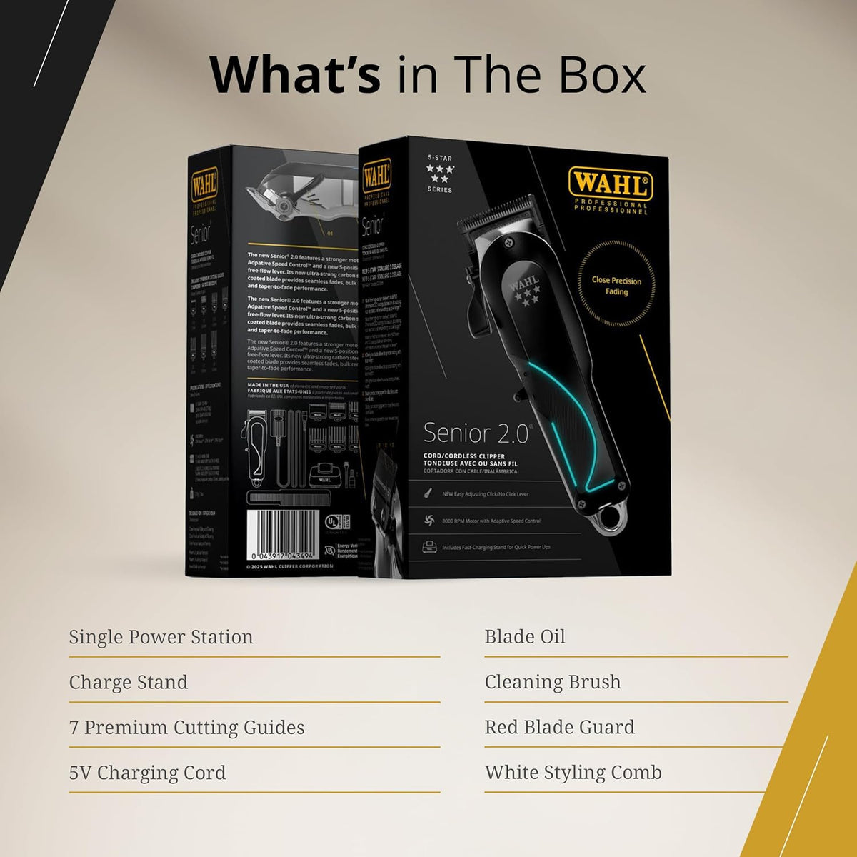 Wahl Professional 5-Star Senior 2.0 Cordless Clipper