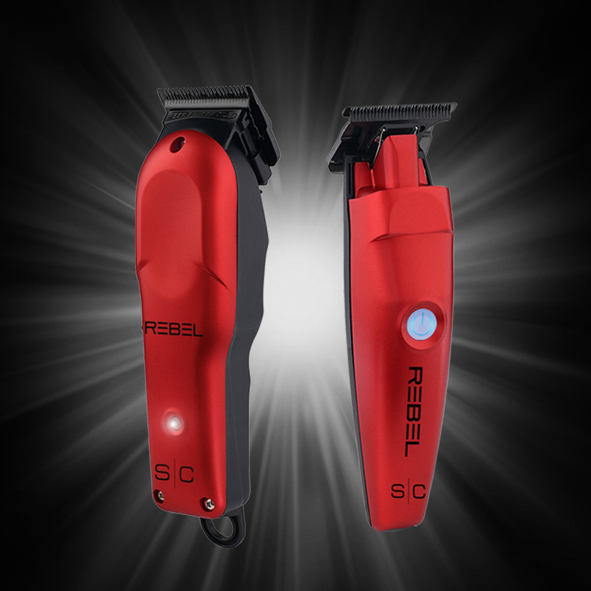 StyleCraft Super-Torque Modular Rebel Clipper & Trimmer Combo Set - Red
