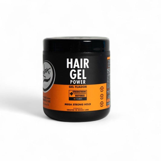 Rolda - Power Hair Styling Gel 500 g | Mega-Strong Hold, High Shine, Wet Look, Alcohol-free, Paraben-free, Flake-free