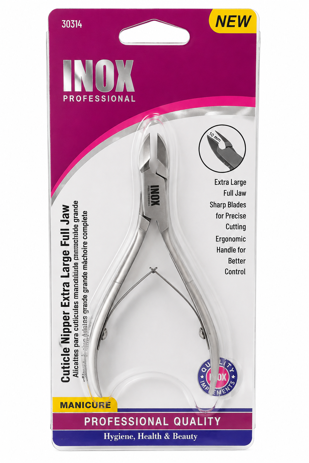 INOX Professional Nipper – Extra Large Full Jaw #30314