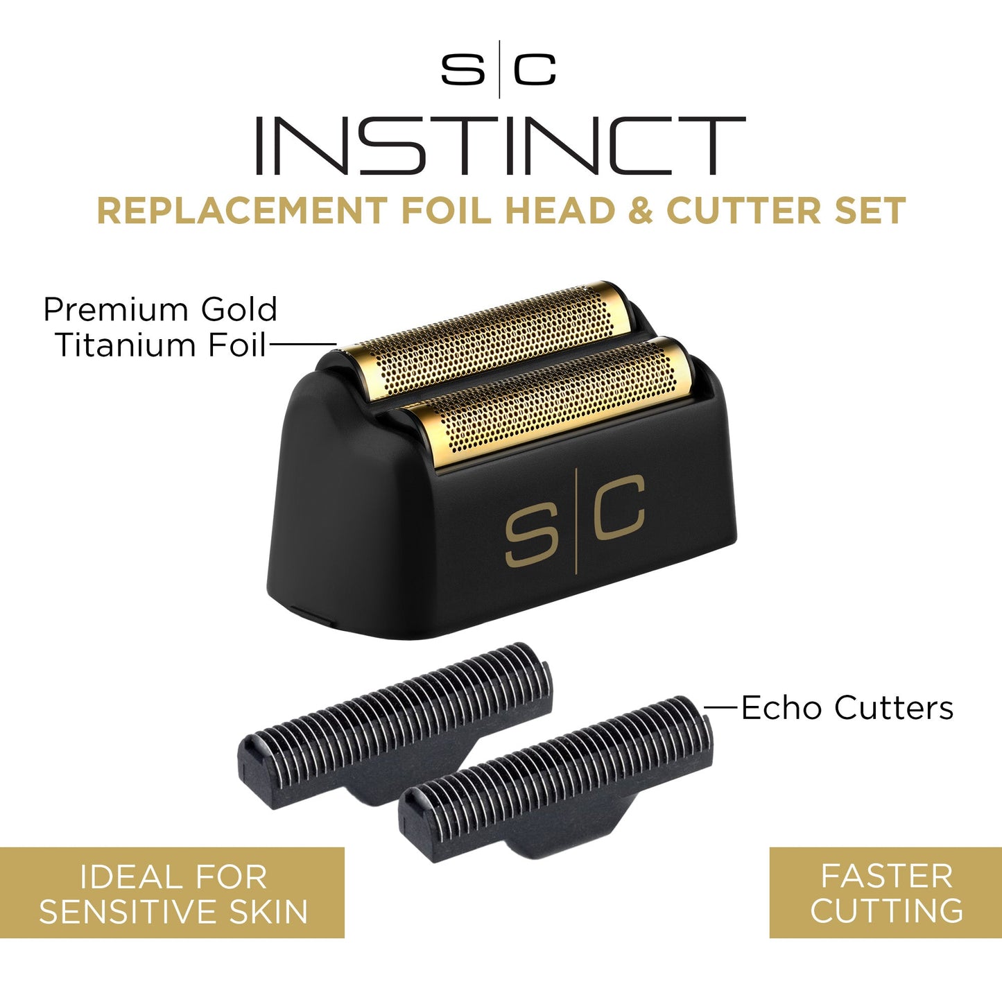StyleCraft Instinct Foil Shaver Replacement Foil & Cutter Set