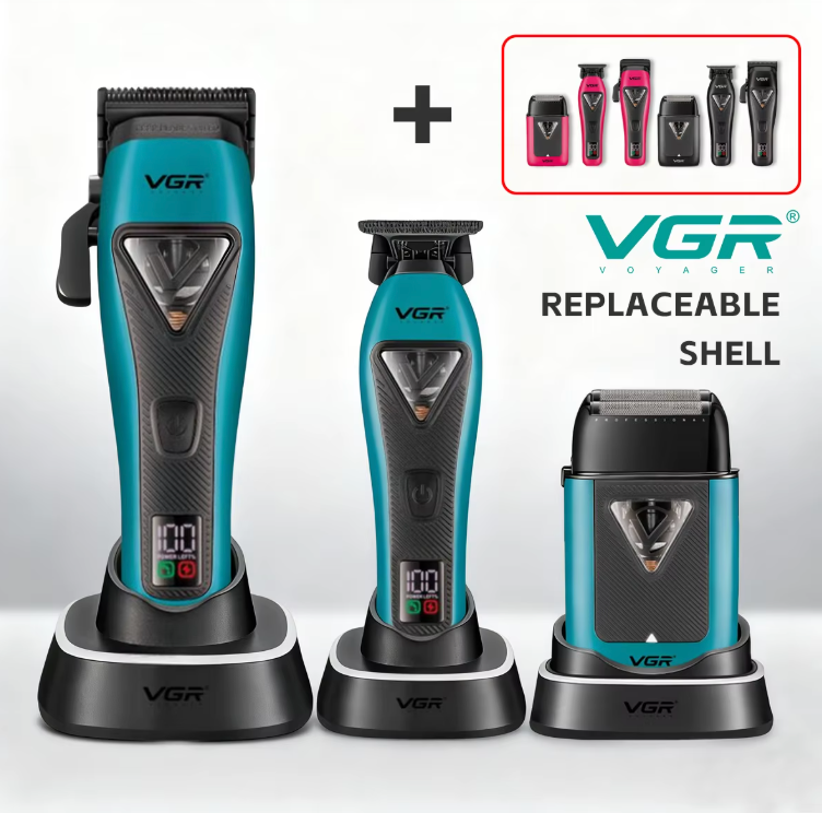 VGR V-035 S3 Clipper, Trimmer & Shaver Barber Combo