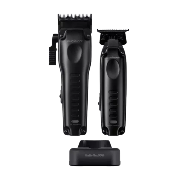 BaBylissPRO Lo-ProFX Compact Series Clipper + Trimmer Set - Black