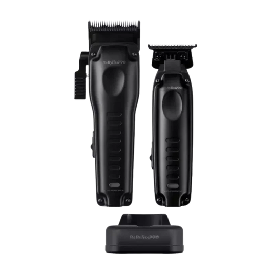 BaBylissPRO Lo-ProFX Compact Series Clipper + Trimmer Set - Black