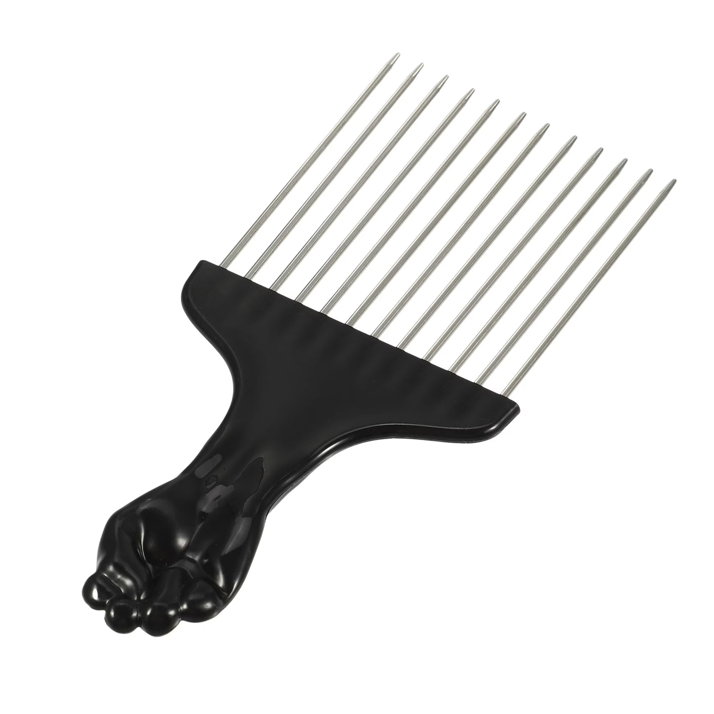 Metal Hair Pick Metal African Hair Picks Afro Hair Pick Comb for Women and Men