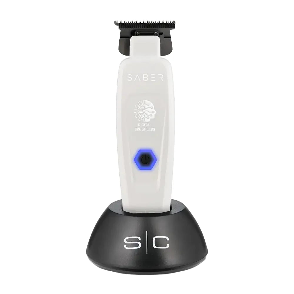 SC Saber Trimmer - Professional Cordless Hair Trimmer with Full Metal Body and Digital Brushless Motor
