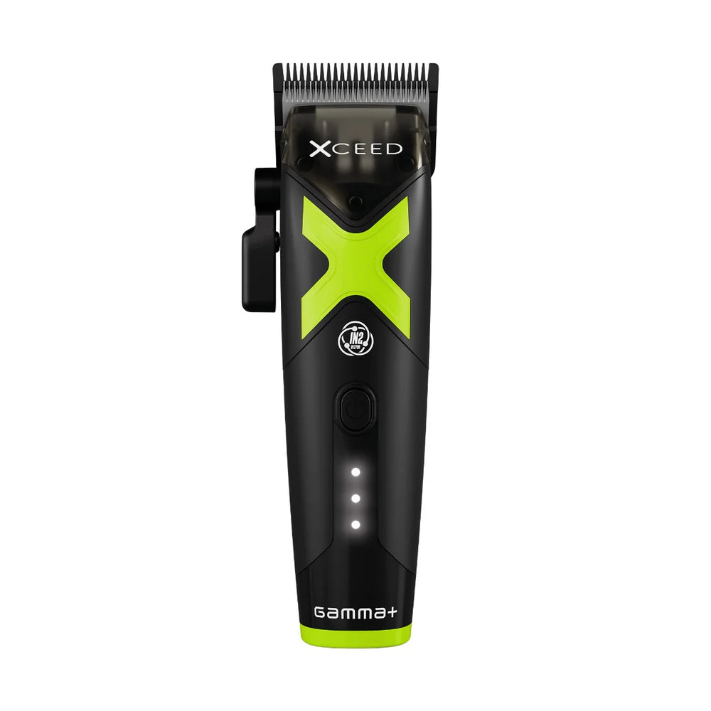 Gamma+ XCEED IN2 Vector Motor Cordless Clipper + Trimmer + Double Foil Shaver Value Set (GP609B/GP418B/GP803B)