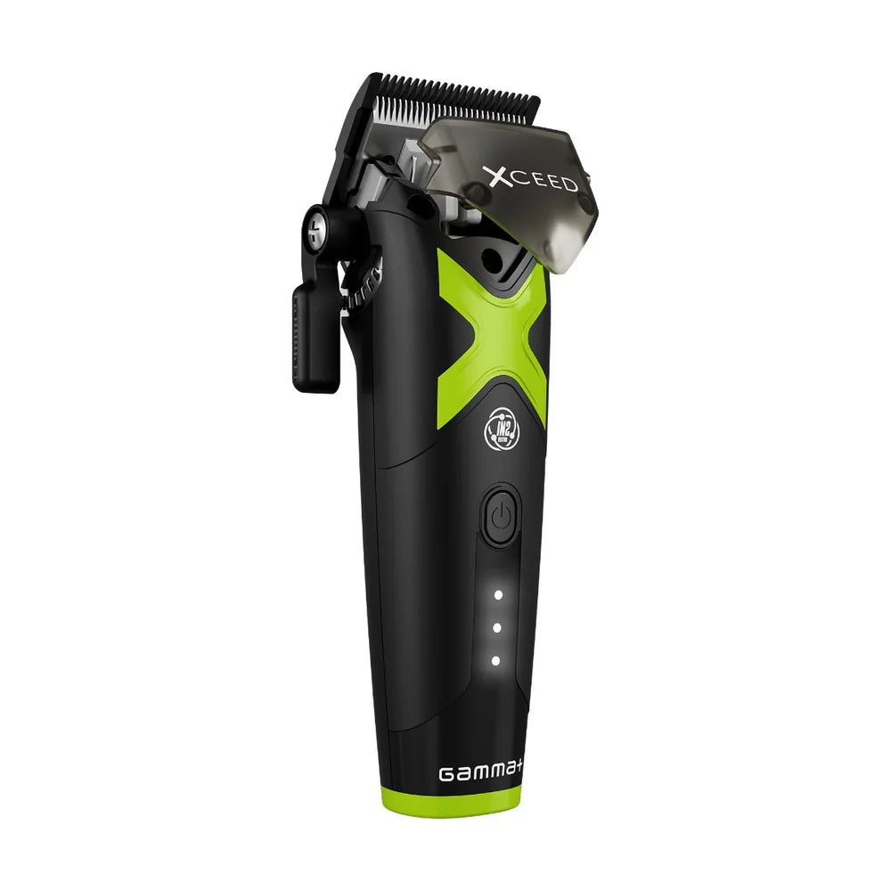 Gamma+ XCEED IN2 Vector Motor Cordless Clipper + Trimmer + Double Foil Shaver Value Set (GP609B/GP418B/GP803B)