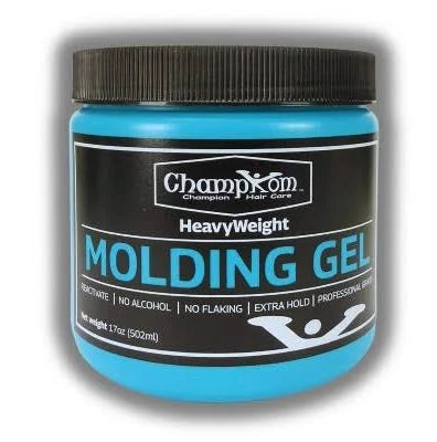 Champkom Champion HairCare Heavy Weight Molding Gel - Provides Maximum Volume & Shine Without Flaking | Extra-Thick & Strong Hold