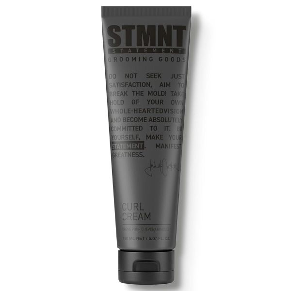 STMNT Grooming Goods Curl Cream, 5.07 oz | Enhances Curls | Texture Without Crispiness