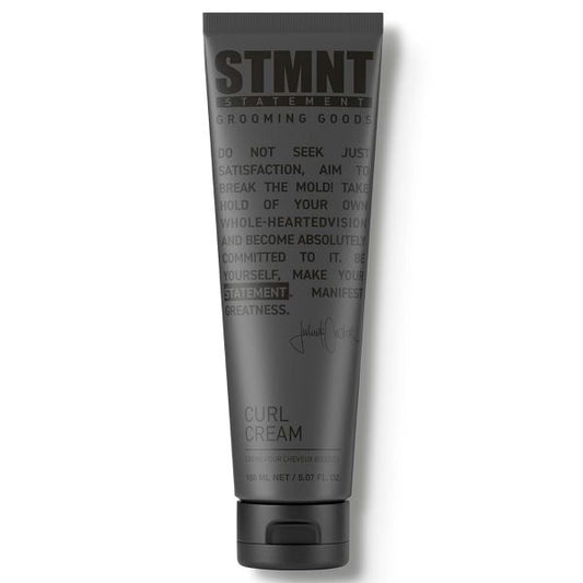 STMNT Grooming Goods Curl Cream, 5.07 oz | Enhances Curls | Texture Without Crispiness