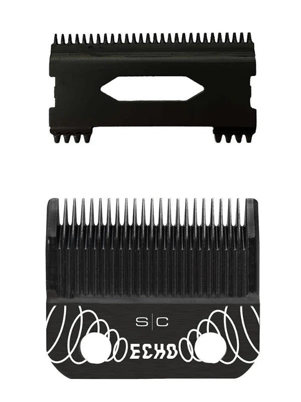 Replacement ECHO Faper Fixed Black Diamond Carbon DLC Hair Clipper Blade